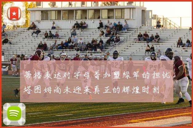 蒂格表达对字母哥加盟绿军的担忧塔图姆尚未迎来真正的辉煌时刻